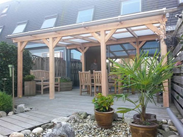 houten veranda