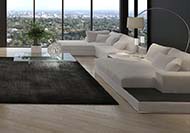 luxe woonkamer houten vloer